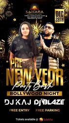 Pre New Year Party Bash Bollywood Night