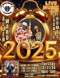 New Year's Party with Allen Ward & Devante Thomas at Kick Back Tavern