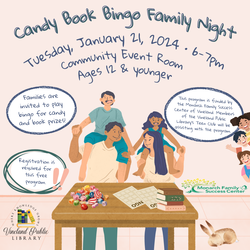 Candy Book Bingo Family Night