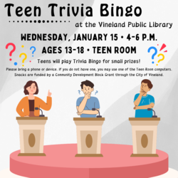 Teen Trivia Bingo