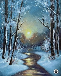 Winter Solstice Canvas Class
