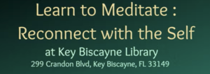 LEARN TO MEDITATE: RECONNECT TO SELF