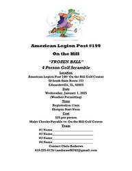 Frozen Golf at Edwardsville American Legion