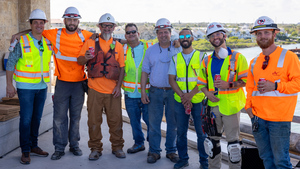 Local Business Beach Town Real Estate Provides Lunch to Jupiter Bridge Construction Workers
