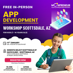 Free Robotics Workshop For Kids at Lone  Scottsdale, Arizona,  (7-14Yrs)