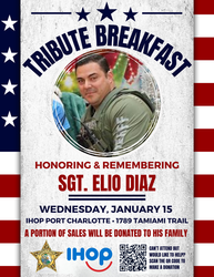 Tribute Breakfast - Fundraiser for Sgt. Elio Diaz
