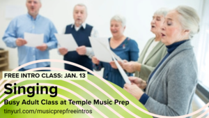 Singing for Busy Adults FREE Intro Class