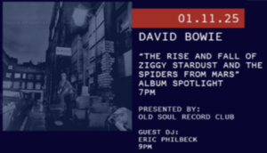 888 Listening Session: Album Spotlight: David Bowie
