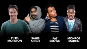 Piers Moreton, Sahib Singh, Monroe Martin, Pat Brown