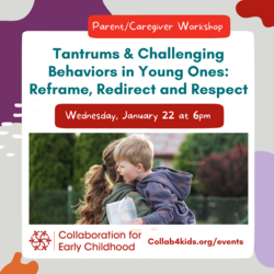 Tantrums & Challenging Behaviors in Young Ones: Reframe, Redirect and Respect