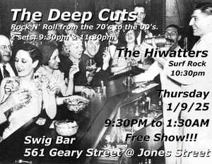 Free live music at Swig Bar in San Francisco!