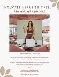 New Year New Vibrations - New Sound Healing and Mindfulness Class at Novotel Miami Brickell