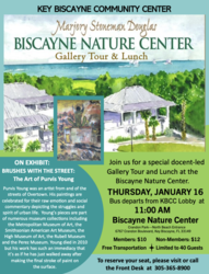 Gallery Tour and Lunch at the Biscayne Nature Center