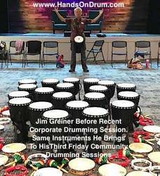 Third Friday Community Drumming With Jim Greiner In Soquel: 1/17