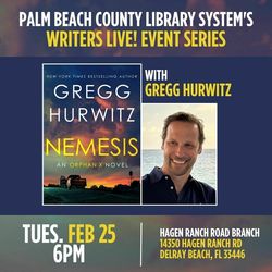 Writers LIVE! welcomes Gregg Hurwitz
