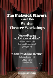 WORKSHOP: How to Prepare for an Awesome Audition, presented by the Pickwick Players
