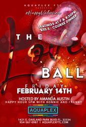 The Love Ball, Valentine’s Day with a Twist, at Aquaplex Fort Lauderdale