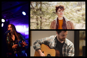 Jack Byrne, Bailey Harris, Talia Rose at Somerville Armory Cafe Saturday Feb 1
