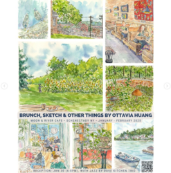 Moon & River Art Reception for Ottavia Huang with Jazz by The Dave Kitchen Trio