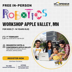 Free In-Person Robotics Workshop for Kids in Apple Valley, MN