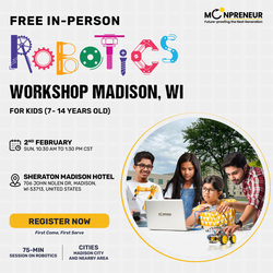 Free In-Person Robotics Workshop for Kids in Madison, WI