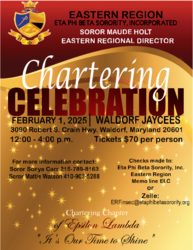 Eta Phi Beta Sorority, Incorporated Chartering Luncheon Ceremony - Epsilon Lambda Chapter
