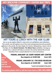 Art Lunch & Tours with the Ask Club: The Bass
