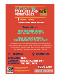 Just Say Yes To Fruits And Vegetables