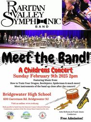 Raritan Valley Symphonic Band presents “Meet the Band” – A Children’s Concert!