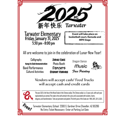 CUSD's Tarwater Elementary Lunar New Year Celebration