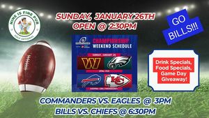 🏈 NFL Championship Watch Party - Bills Vs. Chiefs at Nine is Fine Pub!
