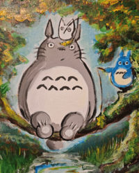 Totoro Trio Painting Workshop