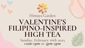 Valentines Day Filipino Inspired High Tea
