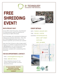 Free Shredding Event - 3R Technology
