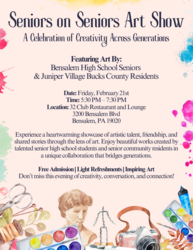 Juniper Village at Bucks County Presents: Seniors on Seniors Art Show