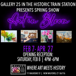 Gallery G25 in the Historic Train Station Spring Art Show & Reception