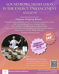 Sound Bowl Meditation with Michelle Clifton