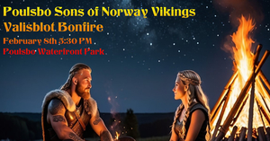 Poulsbo Sons of Norway Vikings Valisblot Bonfire