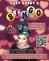 Very Gerry Valentine's Bingo: MORRISTOWN, NJ: 2/14