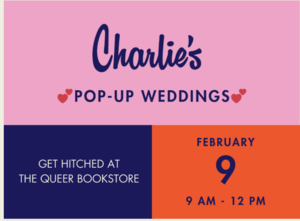 Get Married at Charlie's Queer Books (Pop-Up)