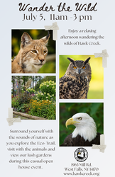 Wander the Wild at Hawk Creek Wildlife