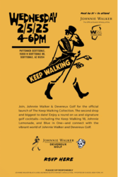 Join Johnnie Walker & Devereux for the official launch of The Keep Walking Collection