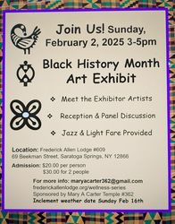 Black History Month Art Exhibit's Opening Reception w/ Panel Discussion