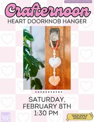Crafternoon: Heart Doorknob Hanger