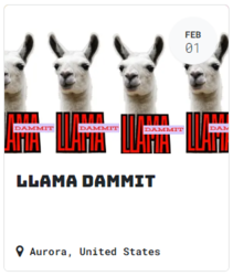 Improv Comedy Show - Llama, Dammit!