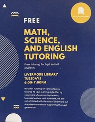 Free tutoring for Middle and High School