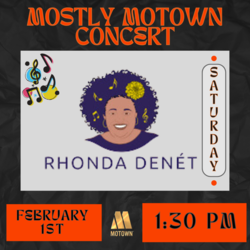 Mostly Motown Concert Performed by Rhonda Denet