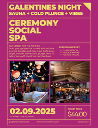 Galentine's Night at Ceremony Social Spa