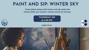 Paint & Sip: Winter Sky