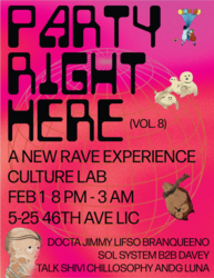 Party Right Here (Vol. 8) at Culture Lab LIC